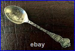 Antique Salem Mass Witch Sterling Silver Souvenir Spoon Original Owner RARE Find