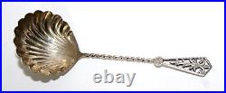 Antique Shell Silver Sterling Spoon Birmingham George Edwin Walton 1894 Hallmark