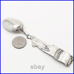 Antique Shiebler Sterling Silver New York Statue of Liberty Souvenir Spoon