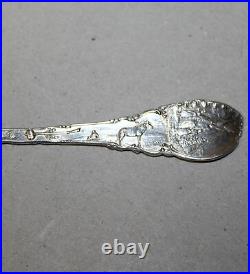 Antique Sterling Silver Grand Canyon Souvenir Spoon Native American