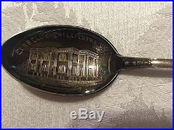 Antique Sterling Silver Souvenir Spoon BPO Elks Club Chillicothe 1900