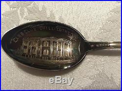 Antique Sterling Silver Souvenir Spoon BPO Elks Club Chillicothe 1900