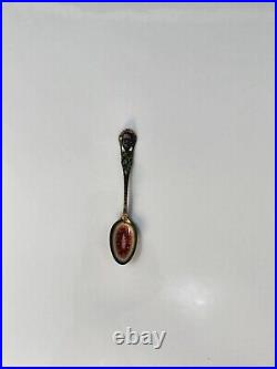 Antique Sterling Silver Souvenir Spoon Charles W Crankshaw