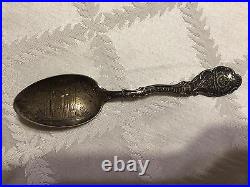 Antique Sterling Silver Souvenir Spoon Missouri High School Chillicothe Mo 1902