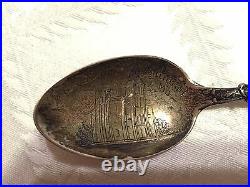Antique Sterling Silver Souvenir Spoon Missouri High School Chillicothe Mo 1902