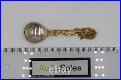 Antique Sterling Silver Souvenir Spoon Results at Last Gold Mining Prospector