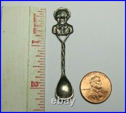 Antique Sterling Silver Tiny Medicine Powder Spoon Drug Store Apothecary