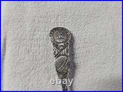 Antique Sterling Silver Worlds Colmbian Exposition Baby Spoon