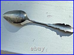 Antique Sterling Silver baby SPOON art nouveau vtg old deco craft Marblehead MA