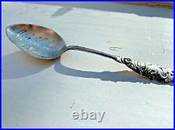 Antique Sterling Silver baby SPOON art nouveau vtg old deco craft Marblehead MA
