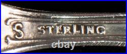Antique Sterling Souvenir Spoon OUT ON THE PLAINS Shepard RARE
