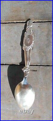 Antique Susanville Cal Ca Sterling Silver Souvenir Spoon Indian