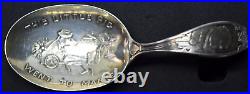Antique This Little Pig Went To Market Sterling Silver Baby Spoon