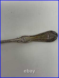 Antique Tiffany & Co. Sterling Silver New York Brooklyn Bridge Rare Spoon