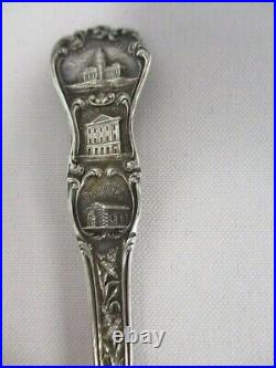 Antique Watson Mechanics Sterling Abraham Lincoln Springfield Souvenir Spoon