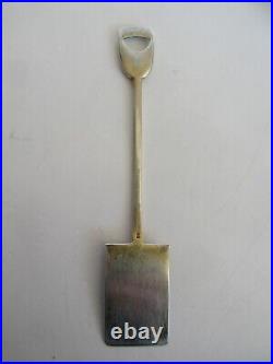 Antique William Howard Taft Panama Expo San Fran Sterling Silver Shovel Spoon
