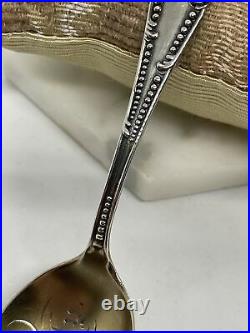 Antique Witch City Gilded Spoon Sterling Silver Witch Spoon