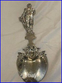Antiquer Figural Spoon Sterling Silver