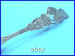 BUCKEY ONEILL ROUGH RIDER Sterling Silver Souvenir Spoon RARE