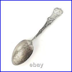 Beautiful Rock Island Native American Indian Sterling Silver Souvenir Spoon