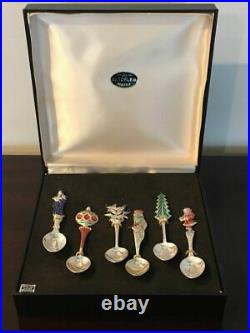 Christmas Sterling Silver Spoons Set (6 spoons) by EJ Towle 1972