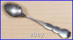 Collection of Four Vintage Mini Sterling Silver Souvenir Spoon X669D