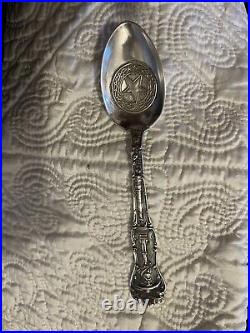 Confederate Sterling Souvenir Spoon Texas