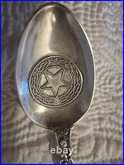 Confederate Sterling Souvenir Spoon Texas
