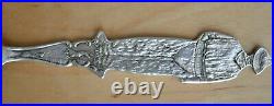 Cowboy in chaps full figural sterling silver spoon