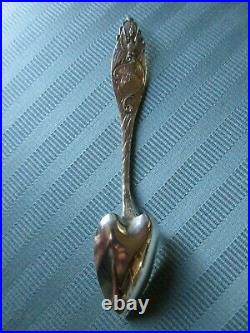 DURGIN DAR Souvenir Spoon Sterling Silver 925 DAUGHTERS AMERICAN REVOLUTION Mono