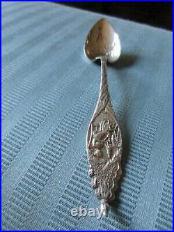 DURGIN DAR Souvenir Spoon Sterling Silver 925 DAUGHTERS AMERICAN REVOLUTION Mono