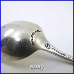 DURGIN Sterling Silver Citrus Souvenir Spoon SITKA ALASKA circa 1891 Antique