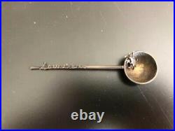 Early Sterling Silver Sewaren, N. J. Souvenir Spoon Crab in a Net