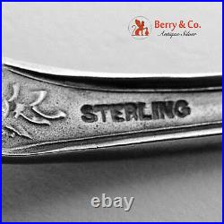 Enamel Bowl San Francisco California Souvenir Spoon 1900 Sterling Silver
