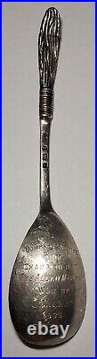 Estate 1933 Sterling Ct Burrows Spoon-dumbartonshire Rink Curling Trophy