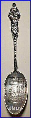 Estate Sterling Watson Naval Y. M. C. A. Souvenir Spoon-5 1/2-norfolk, Va-usn