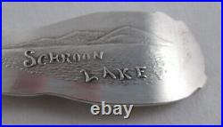 Frank Smith Sterling Silver Schroon Lake Souvenir Spoon Hunting