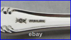 Frank Whiting Sterling Silver Lily / Floral 8 7/8 Fancy Salad Fork