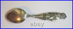 Full Figural 5 1/8 INDIAN CHIEF Duluth MN Sterling Silver Souvenir Spoon