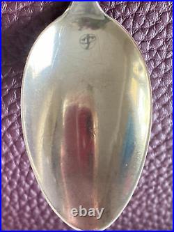 Full Figure US Navy Sailor in Dress Whites Sterling 5 Souvenir Spoon by Watson