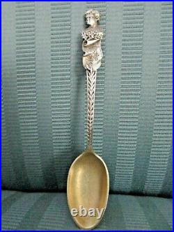 GORHAM ACTRESS Souvenir Spoon GEORGIA CAYVAN Sterling SILVER. 925 Gold Wash NM