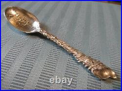 GORHAM Cast SOUVENIR SPOON 1891 SHELLS Old ORCHARD Beach ME Sterling Silver. 925