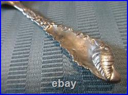 GORHAM Cast SOUVENIR SPOON 1891 SHELLS Old ORCHARD Beach ME Sterling Silver. 925