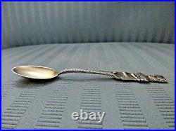 GORHAM SOUVENIR Spoon ACTRESS AGNES BOOTH STERLING SILVER Gold Wash RARE NM