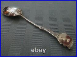GORHAM Souvenir SPOON YALE Fence Coffee 1891 STERLING Silver City of ELMS CT