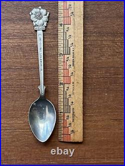 Gorgeous! 6 Collectible Silver Spoons Holland Germany British Columbia with stand