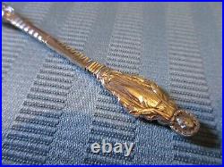 Gorham Ice Cream SPOON MARY APOSTLE Style STERLING SILVER Figural Mono Lady