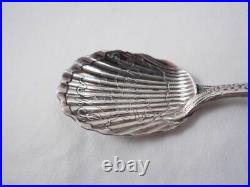 Gorham Naragansett Sterling Silver Souvenir Spoon Fish Shell Asbury Park Nj
