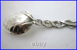 Gorham Narragansett Style Pattern Sterling Silver Souvenir Spoon