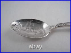 Gorham North Pole Expedition Sterling Silver Souvenir Spoon 911 Ship Bowl